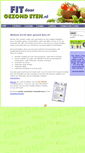 Mobile Screenshot of fitdoorgezondeten.nl